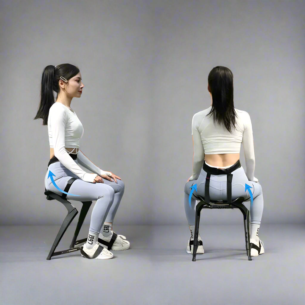Wearable Invisible Seat Artifact Exoskeleton Chairless Chair Wearing Seat Adjustable Portable Leg Ergonomics Lightweight Seat